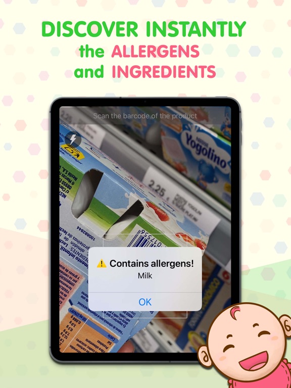 Screenshot #5 pour Scanner d'aliments pour bébés