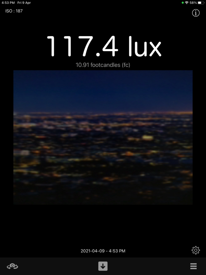 Light Meter - Brightness Calc