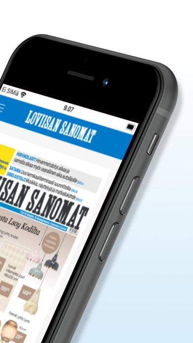 Loviisan Sanomat, päivän lehti Screenshot
