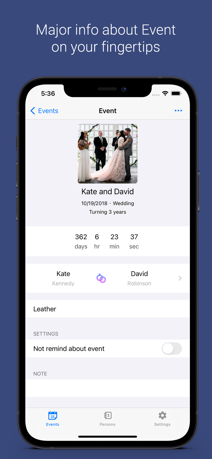 Days Go By Birthday Reminder