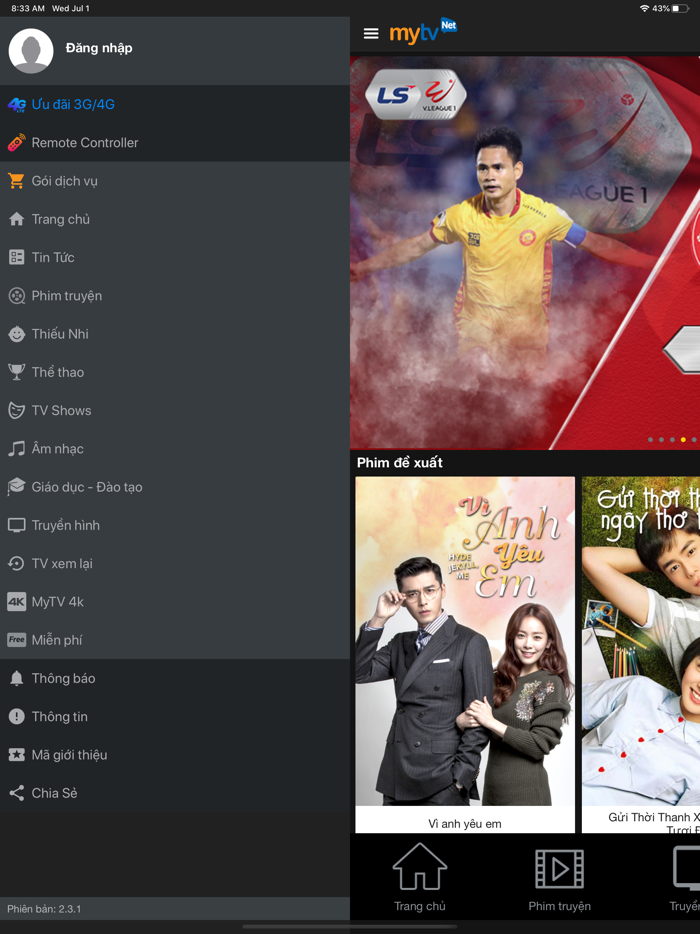 MyTV Net cho Smartphone/Tablet