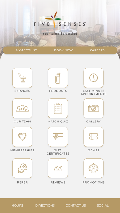 5 Senses Spa Salon Barbershop Screenshot