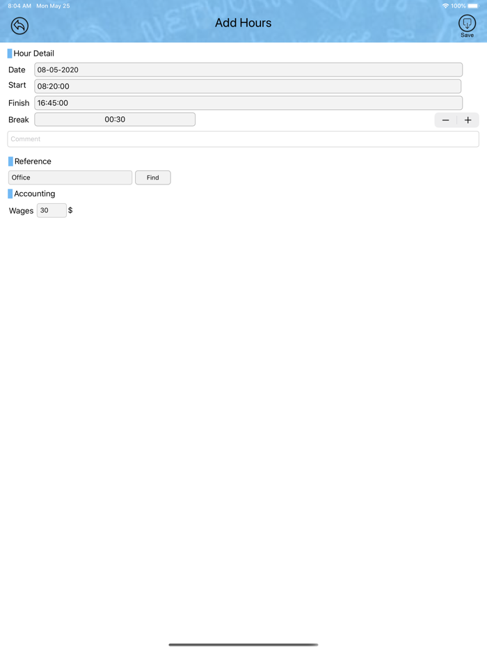 My Time Sheet - Bcsystem