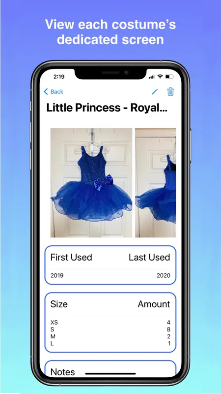 Costumize - Digital Inventory screenshot 3 of 7
