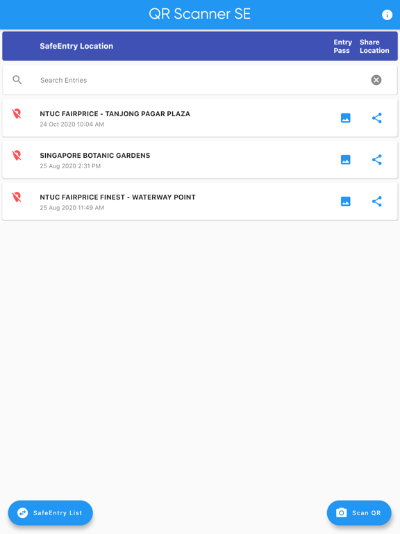 Screenshot #6 pour QR Scanner for SafeEntry