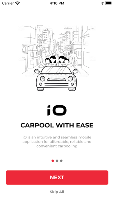 iO - Carpool With Ease! Screenshot