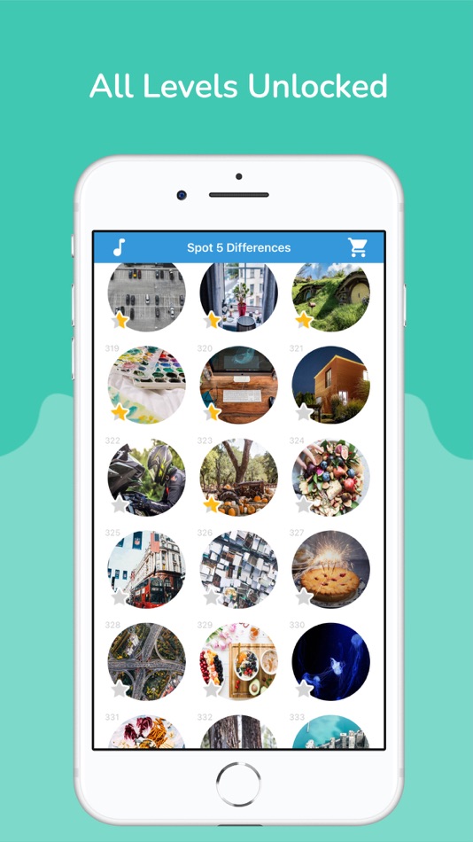 #5. Spot 5 Differences 2021: New (iOS) De: Be Nguyen