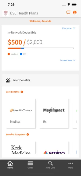 Game screenshot USC Health Plans apk