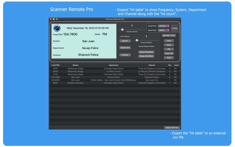 Screenshot #2 pour Scanner Remote Pro