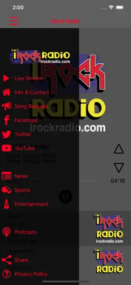 Game screenshot iRock Radio apk