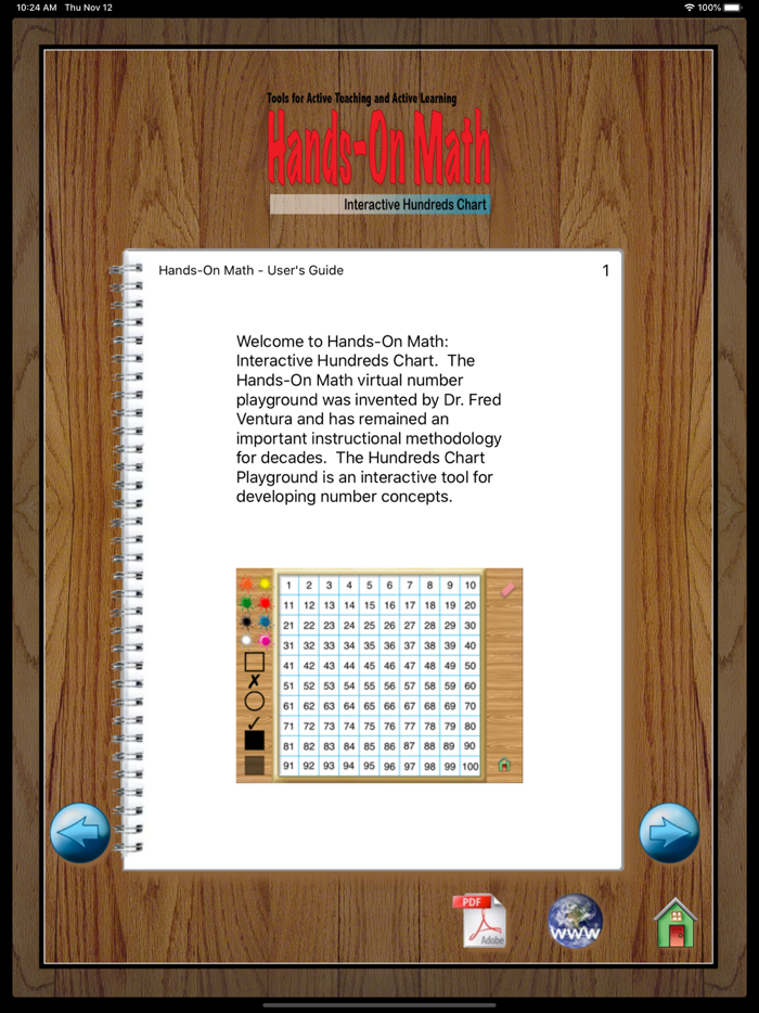 Hands-On Math Hundreds Chart
