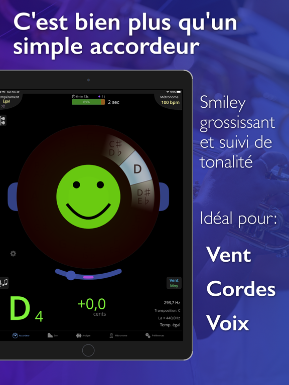 Screenshot #4 pour TonalEnergy Accordeur et Métro