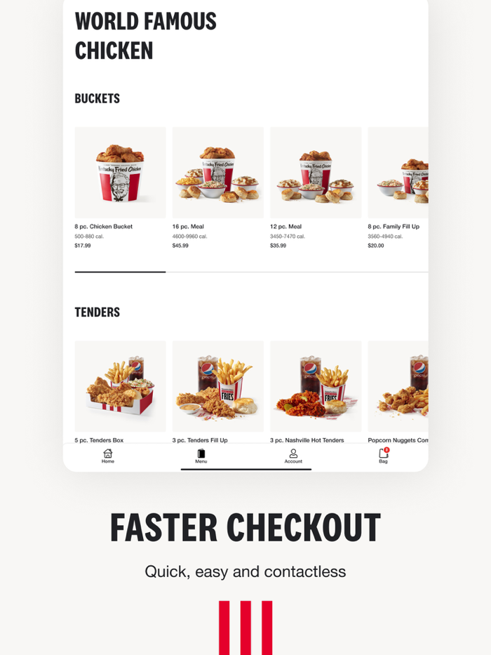 KFC US - Ordering App