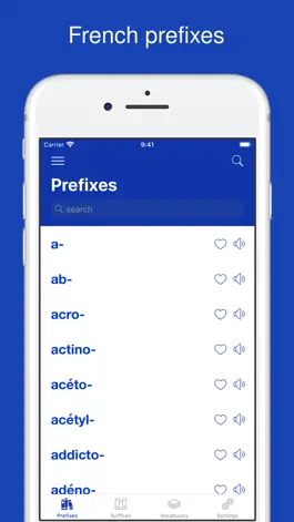 Game screenshot French Word Parts, Vocabulary mod apk