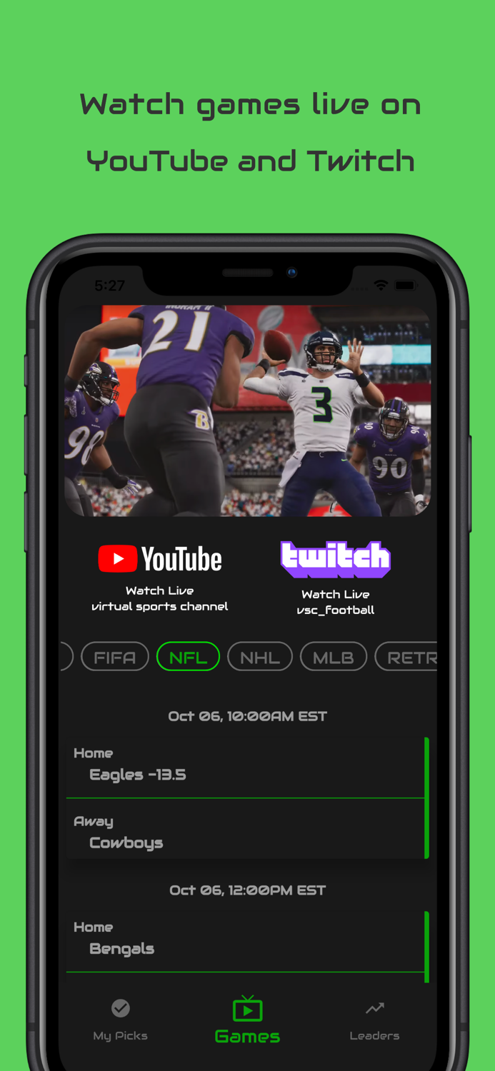 Virtual Sports Channel