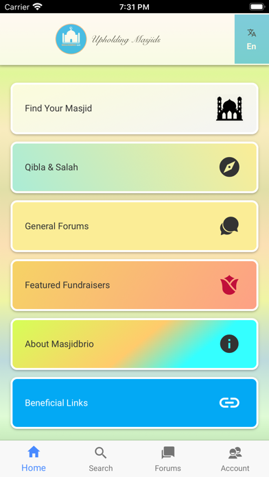 Masjidbrio | Muslim Hub Screenshot