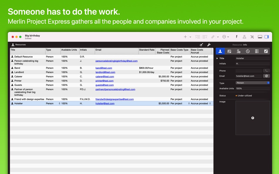 #2. Merlin Project Express - Gantt (macOS) 由: ProjectWizards