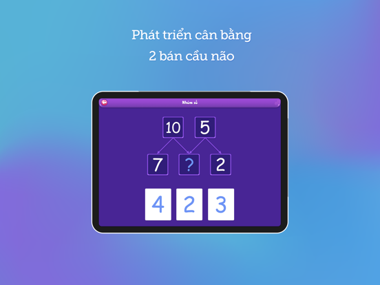 KidsUP Soroban - Toán tư duy iPad screenshot 6 - Education app