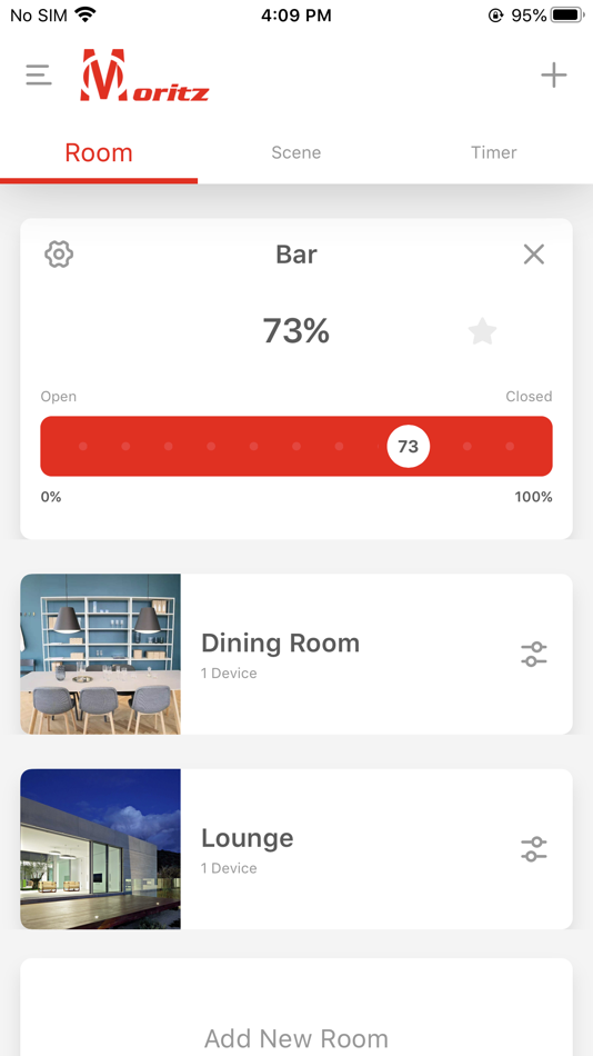 #1. Moritz Home Automation (iOS) Podle: NO BULL BLINDS