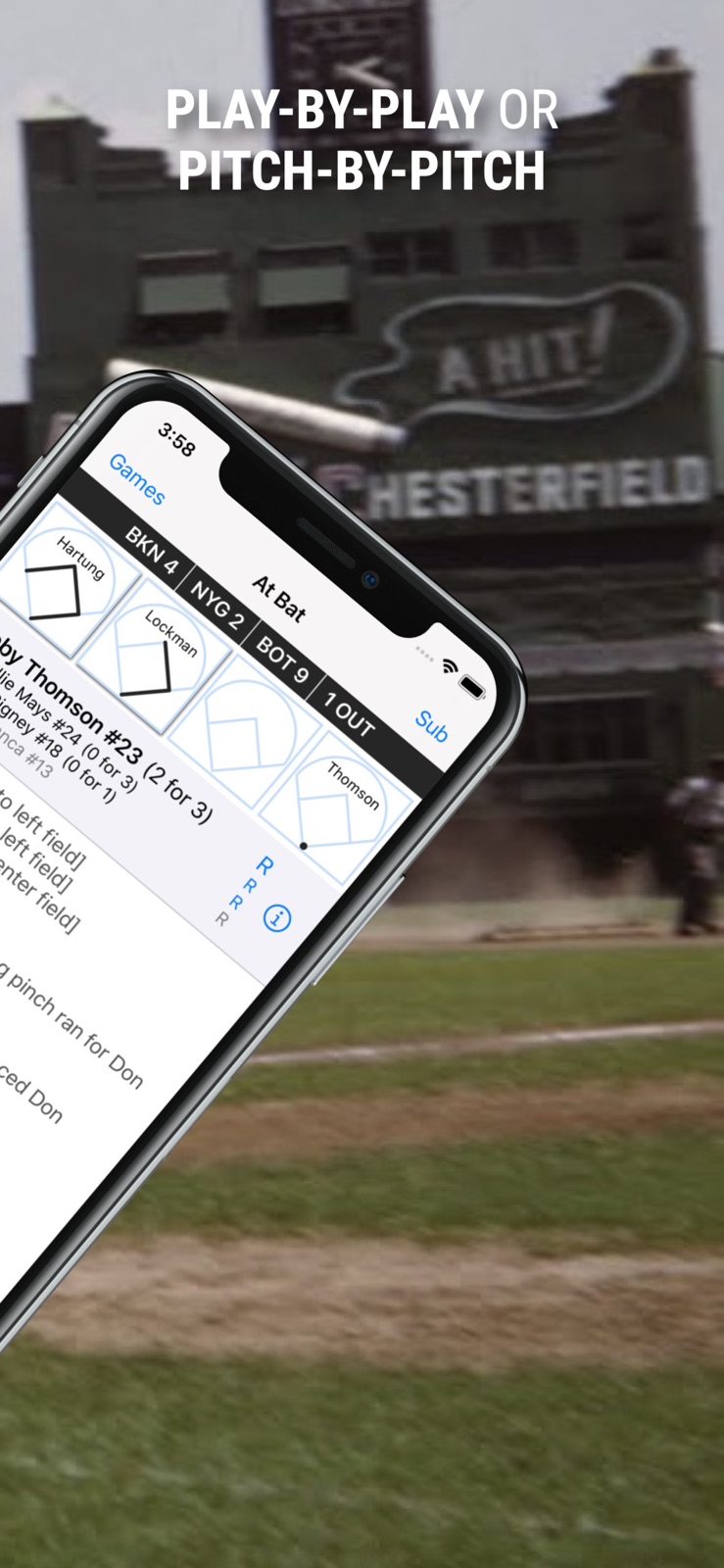 Home Field ScorebooK iphone screenshot 2