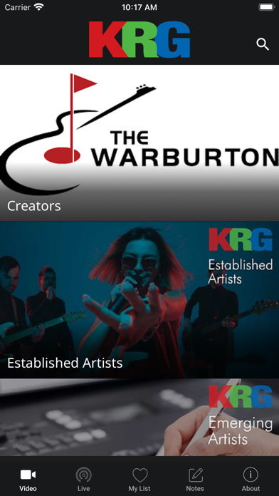Screenshot #1 pour KRG Live