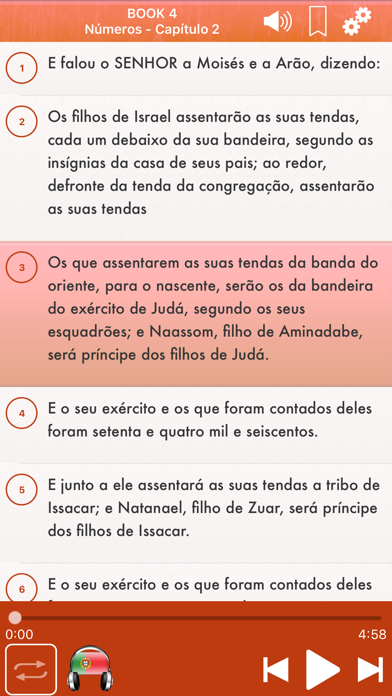 Portuguese Bible Audio mp3 Pro screenshot 3