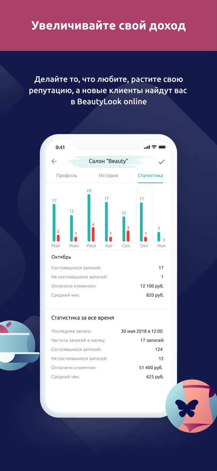 BeautyLook - онлайн-запись