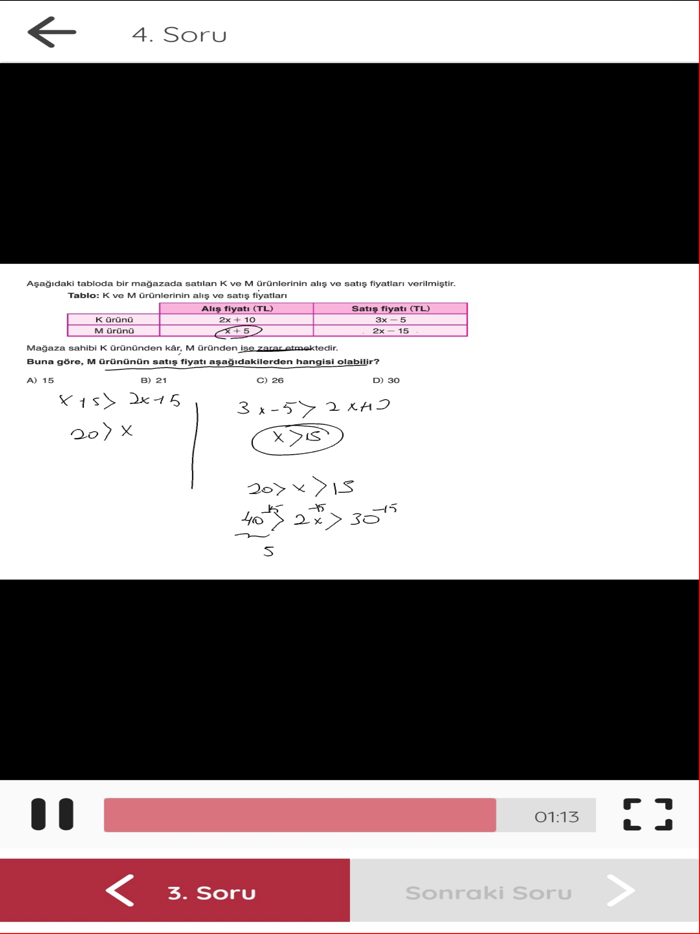Matematik Kulübü Video Çözüm