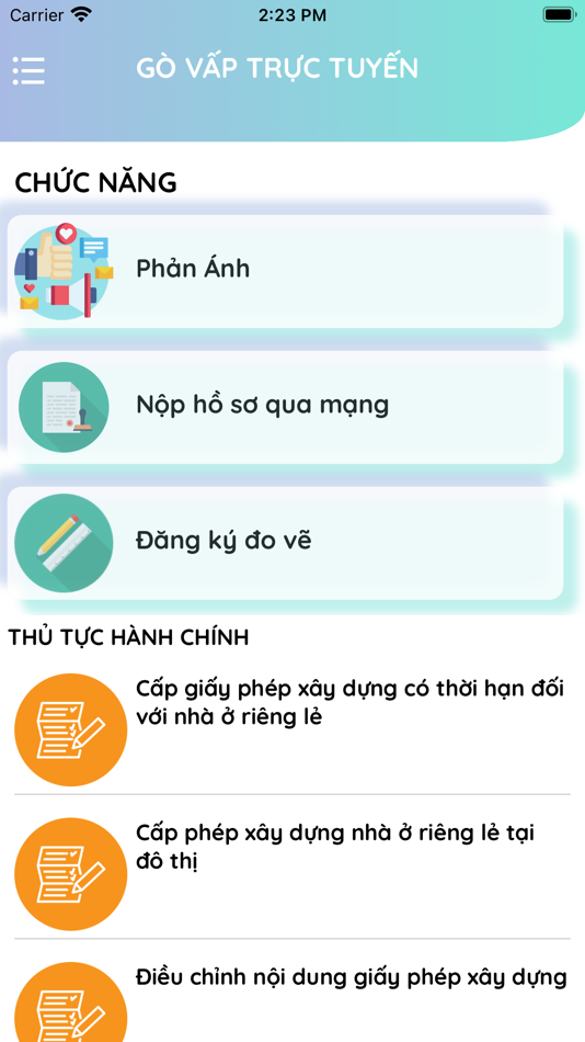 #1. Gò Vấp Trực Tuyến - Người Dân (iOS) By: VIETINFO TECHNOLOGY CORPORATION