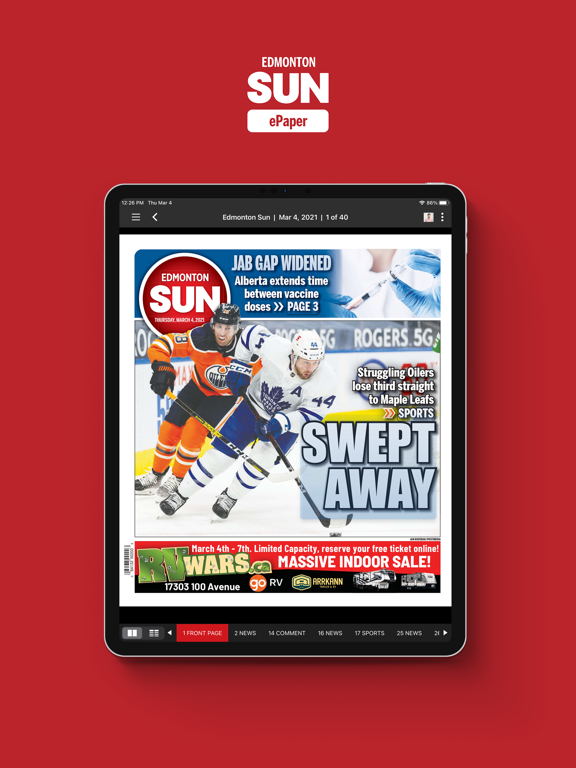 Screenshot #4 pour Edmonton Sun ePaper