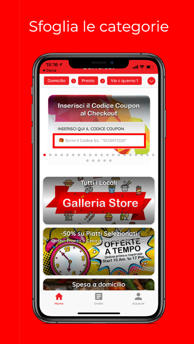 Delivereat Italia Screenshot 2 - AppWisp.com Delivereat Italia Screenshot 2 - AppWisp.com