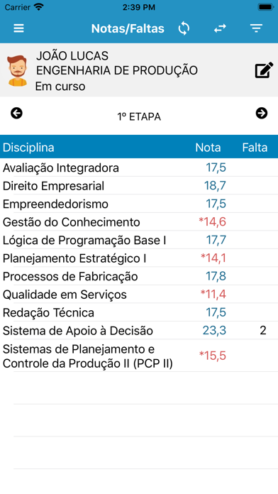 ExtraClasse Screenshot