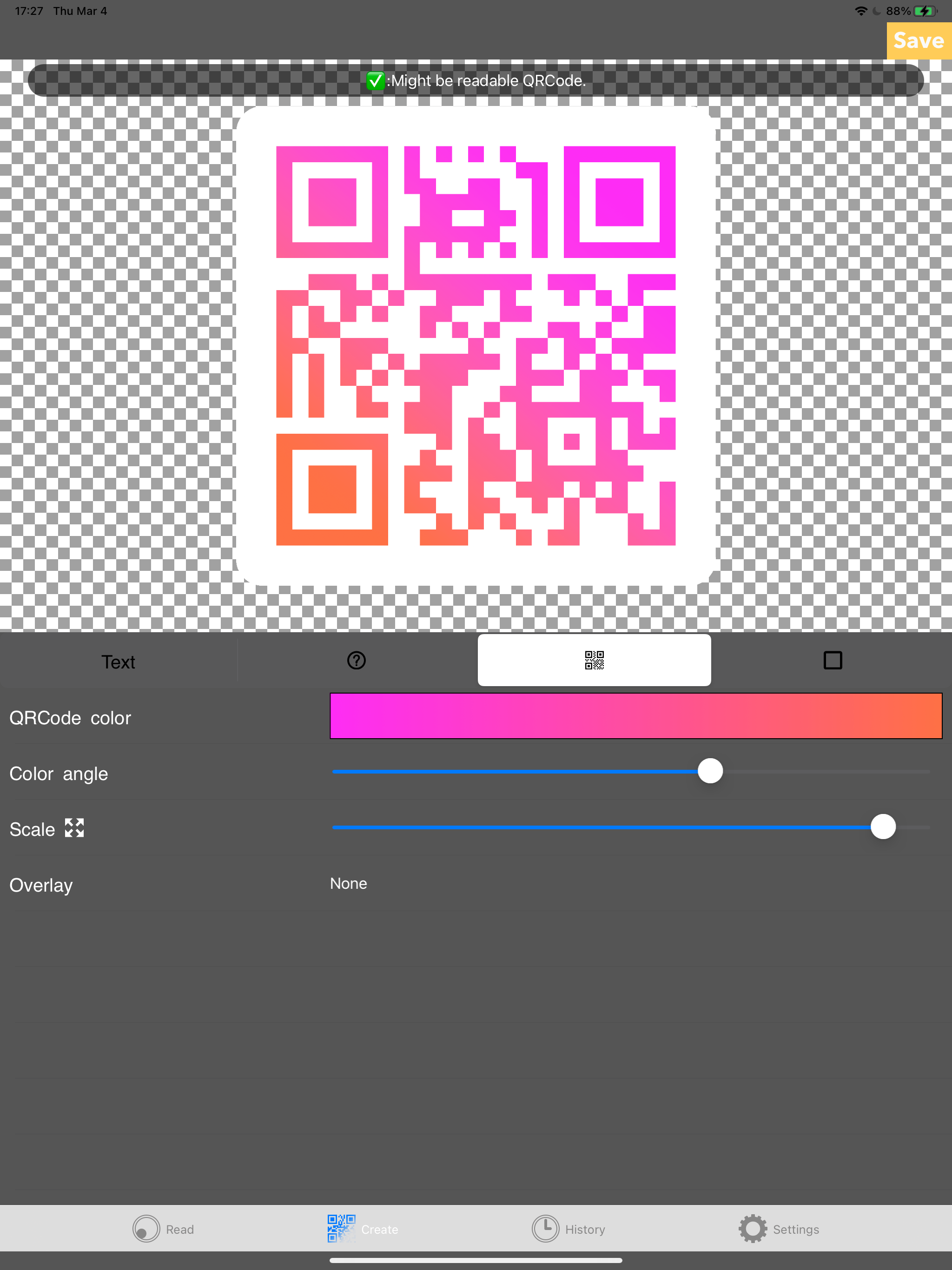 QRcodeGear - Read & Create screenshot 9