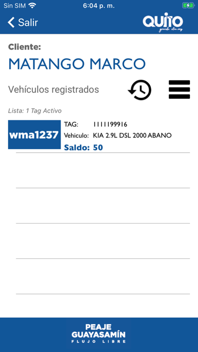 Peaje Guayasamín Screenshot