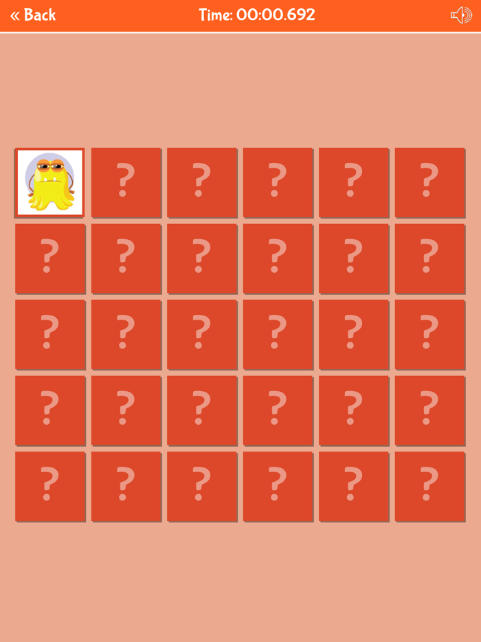 Cute Monsters Matching Game