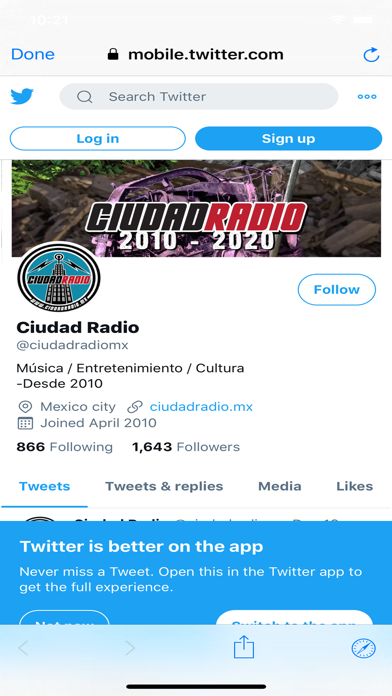 Ciudad Radio Screenshot