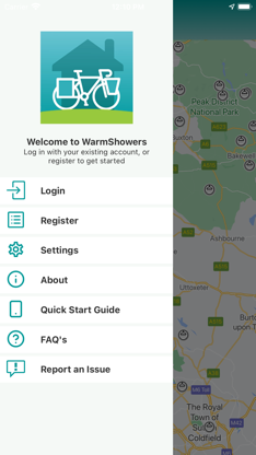 Warmshowers App screenshot 2
