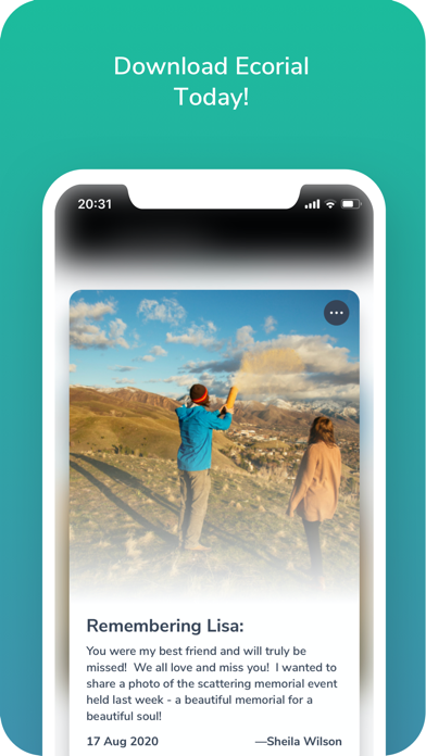 Ecorial®, Memorials in Nature Screenshot
