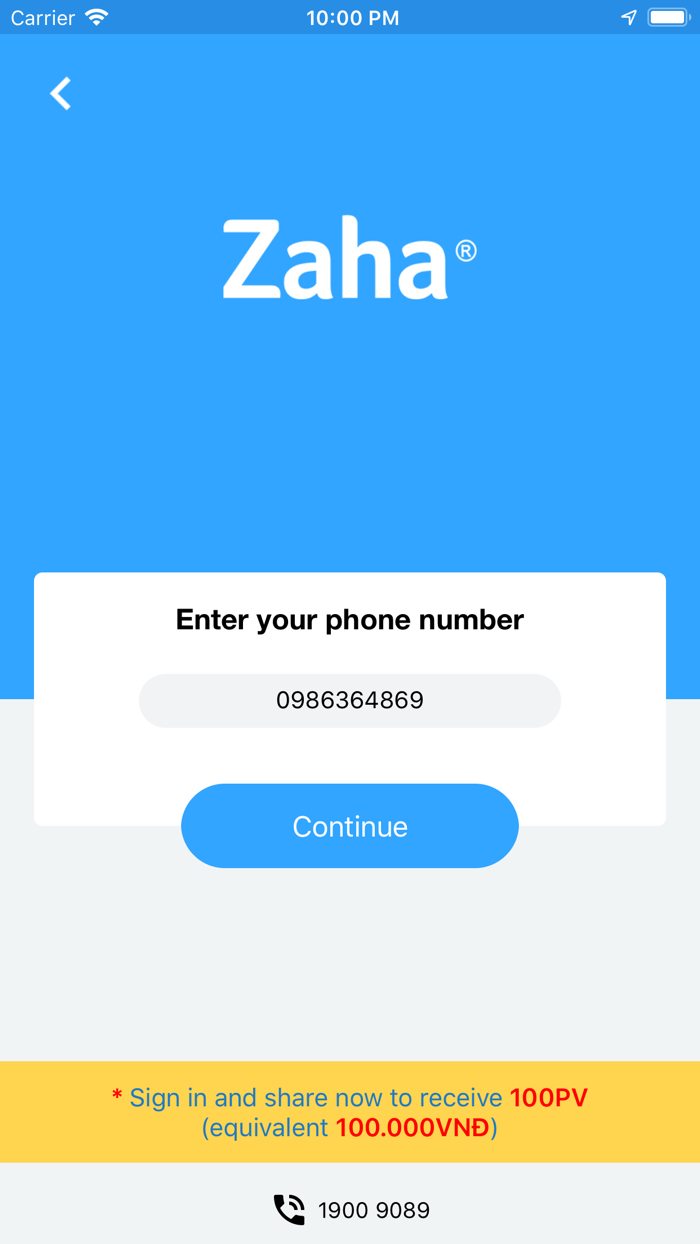Zaha App
