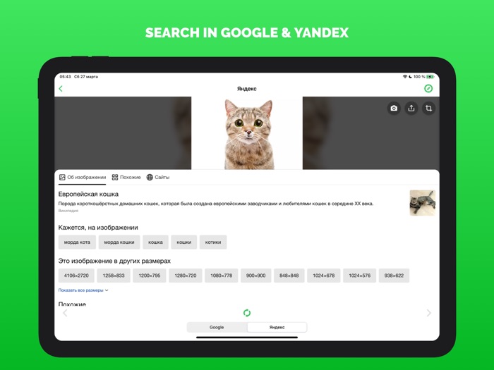 Search by photo - by image