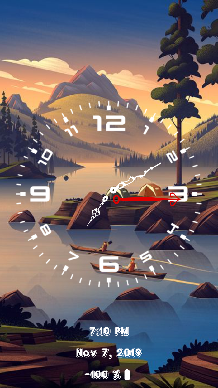 Analog Clock-Stand Face Clock