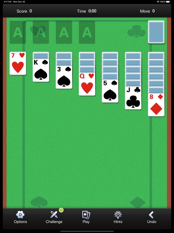 Klondike Solitaire-Puzzle Card