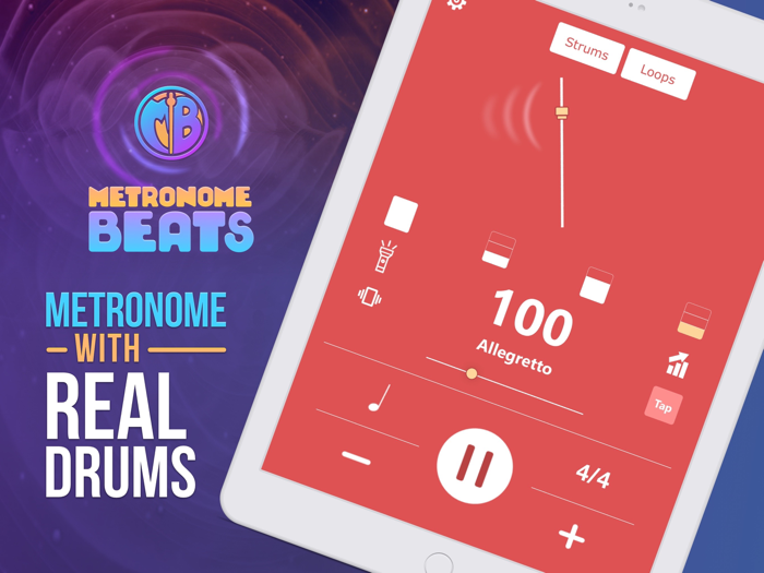 Metronome BEATS Tap Tempo Bpm