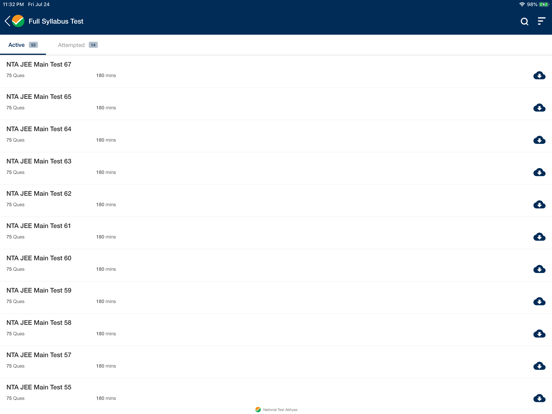 Screenshot #6 pour National Test Abhyas
