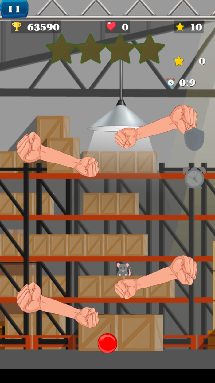 Red Ball Smash Arcade Game