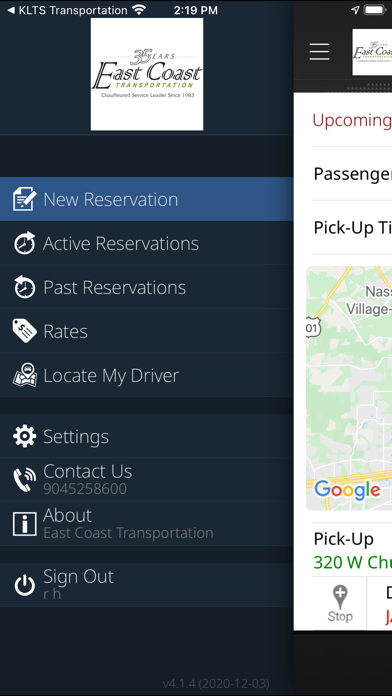 East Coast Transportation Screenshot