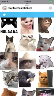 cat memes stickers iphone screenshot 3