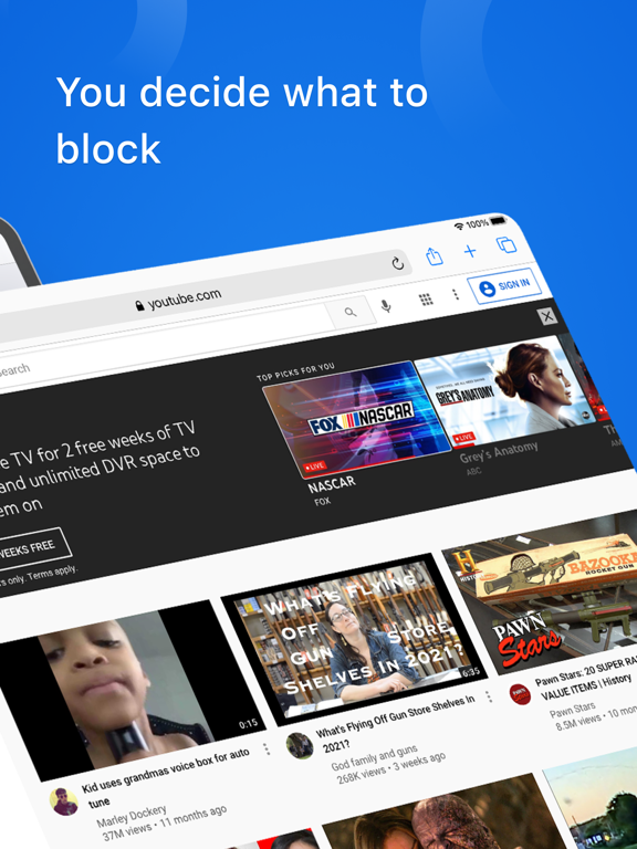 Screenshot #5 pour SkyBlue Ad Blocker for Safari