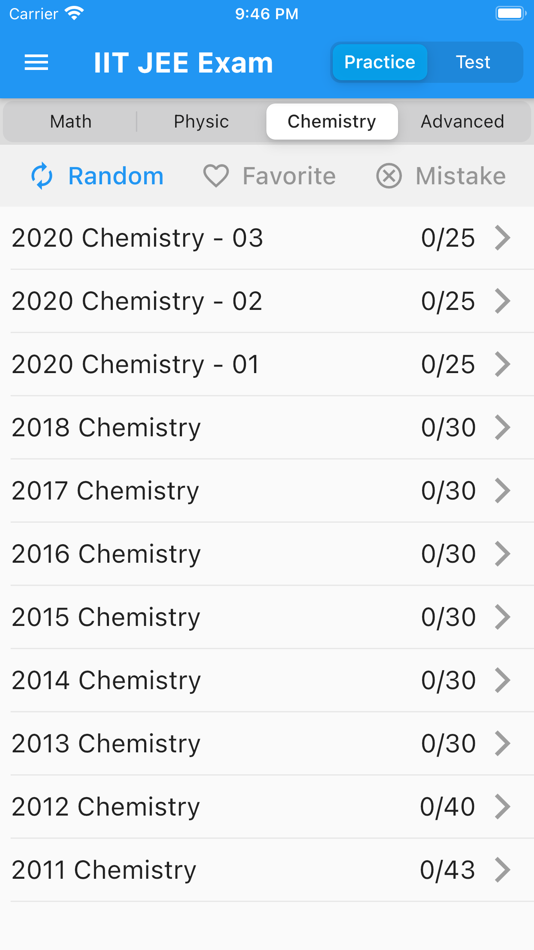 #6. JEE Exam (iOS) Podle: Hoa Nguyen Quang