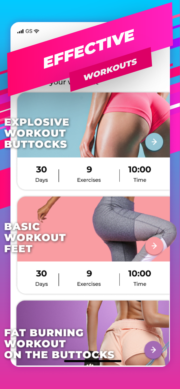 Buttocks Workout - Hips Legs